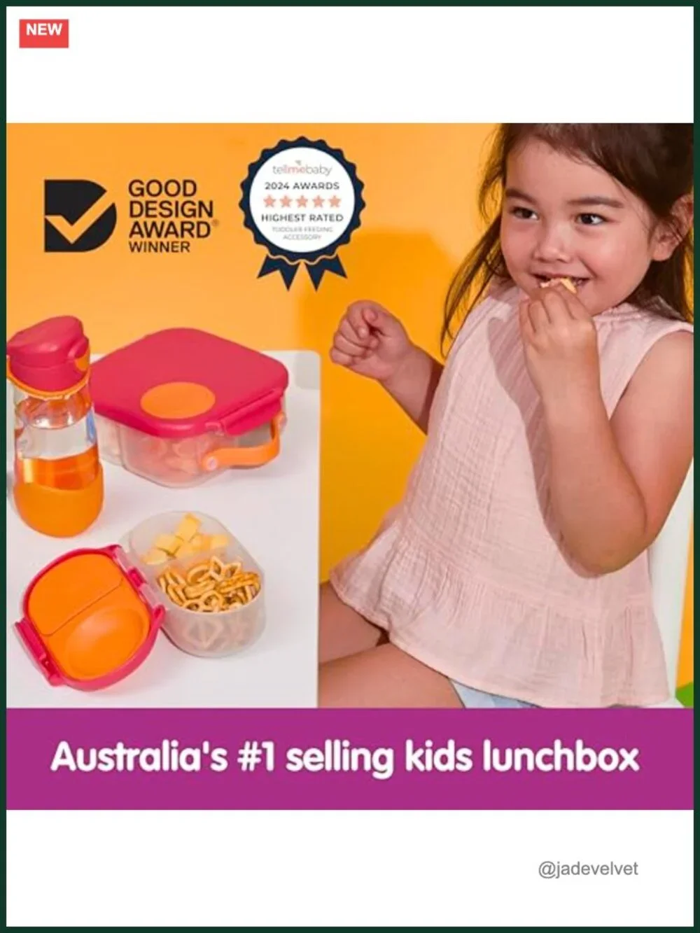 Leak Proof Mini Bento Snack Box 2-Pack for Kids, BPA-Free, Dishwasher Safe, 2